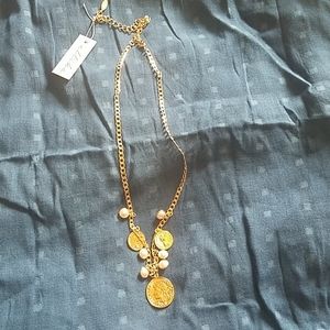 Ettika los angles ancient coin necklace